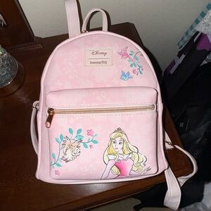 Disney x Loungefly Princess Aurora Pink Backpack